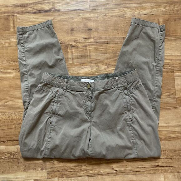 CHICO’S Sz 0.5 Tan Gorpcore Casual Utility Outdoor Twill Hiking Pants Stretch 6 - Picture 9 of 16